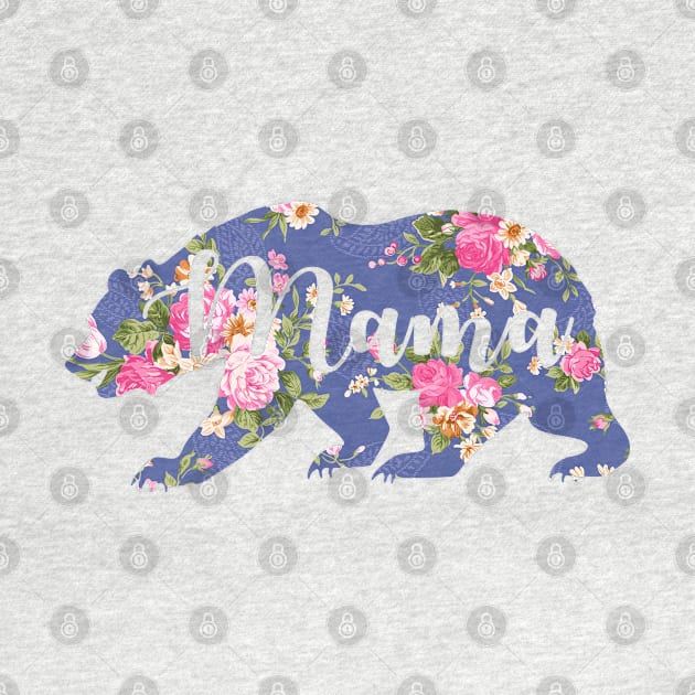 floral Mama Bear by CreativeShirt